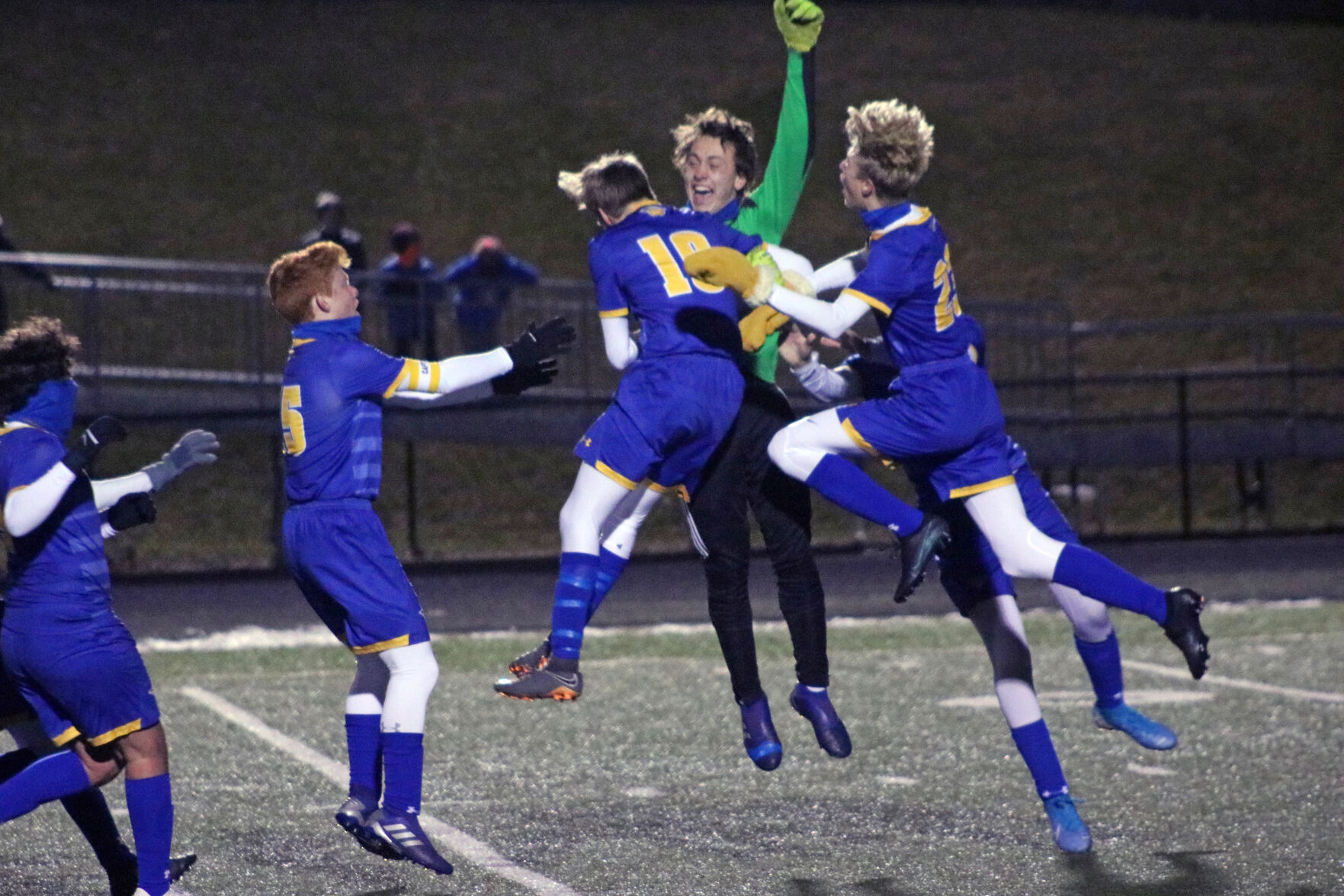Rice Lake boys soccer Division 2 sectionals vs. Unity/St. Croix Falls 10-29-20